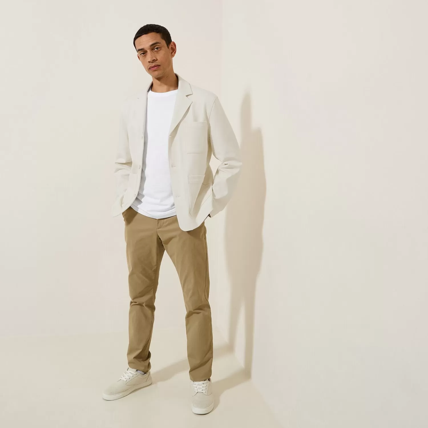 Jules Vest in tricot met boxy snit voor het tussenseizoe> Kostuumvest & Blazer